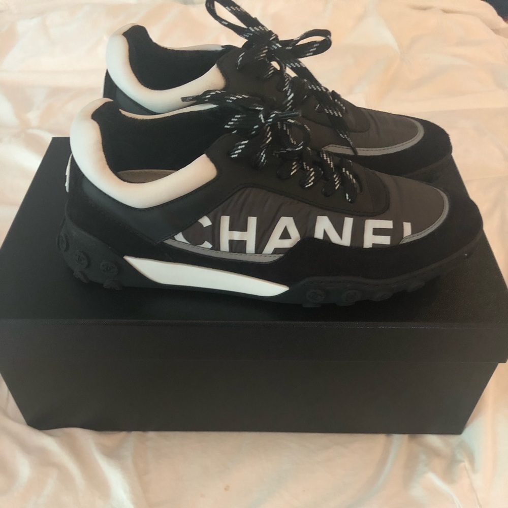 Chanel Black Sneakers “No Box”